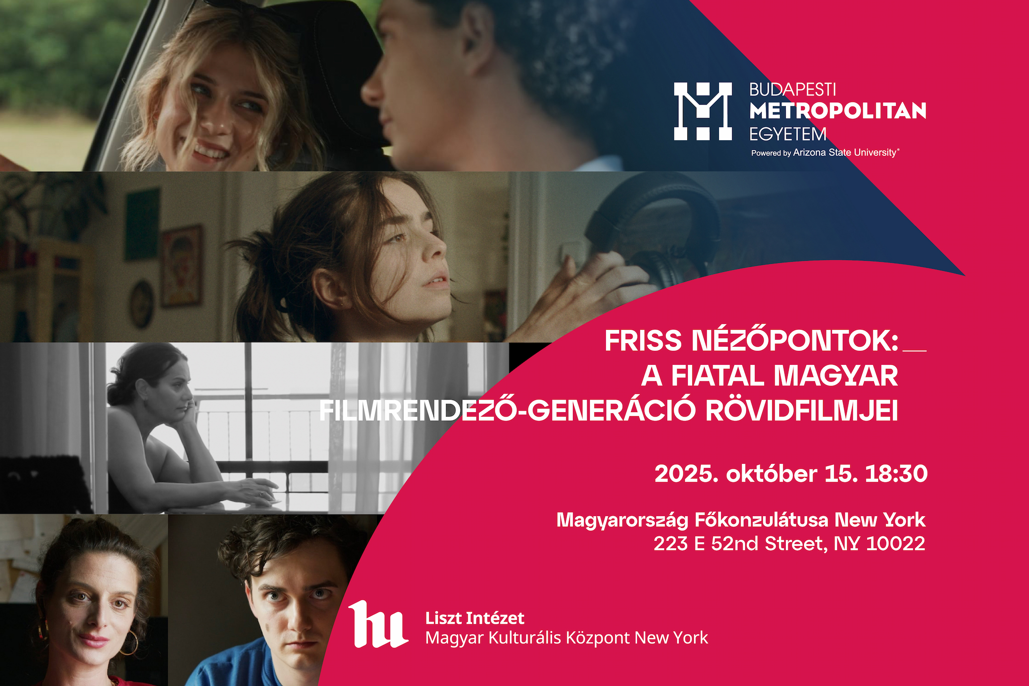 Friss nézőpontok New Yorkban – METU-s rövidfilmek a Liszt Intézet programján