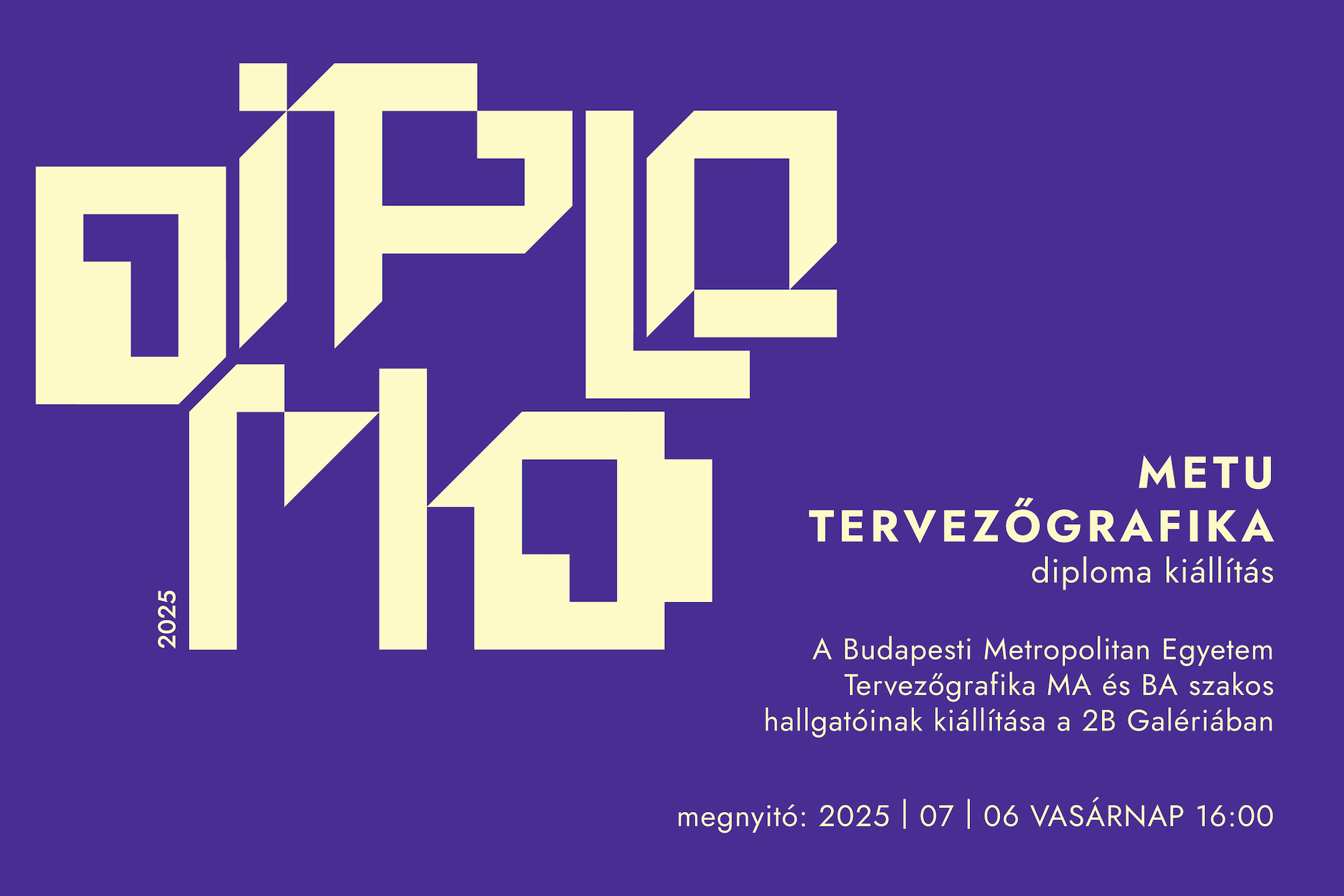 METU Graphic Design diploma exhibition