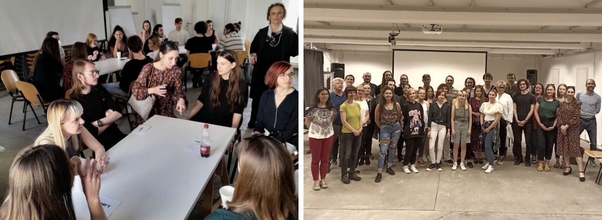 Workshopok a METU kampuszán a Magyar Egyetemi Filmdíj kétnapos programja alatt. 